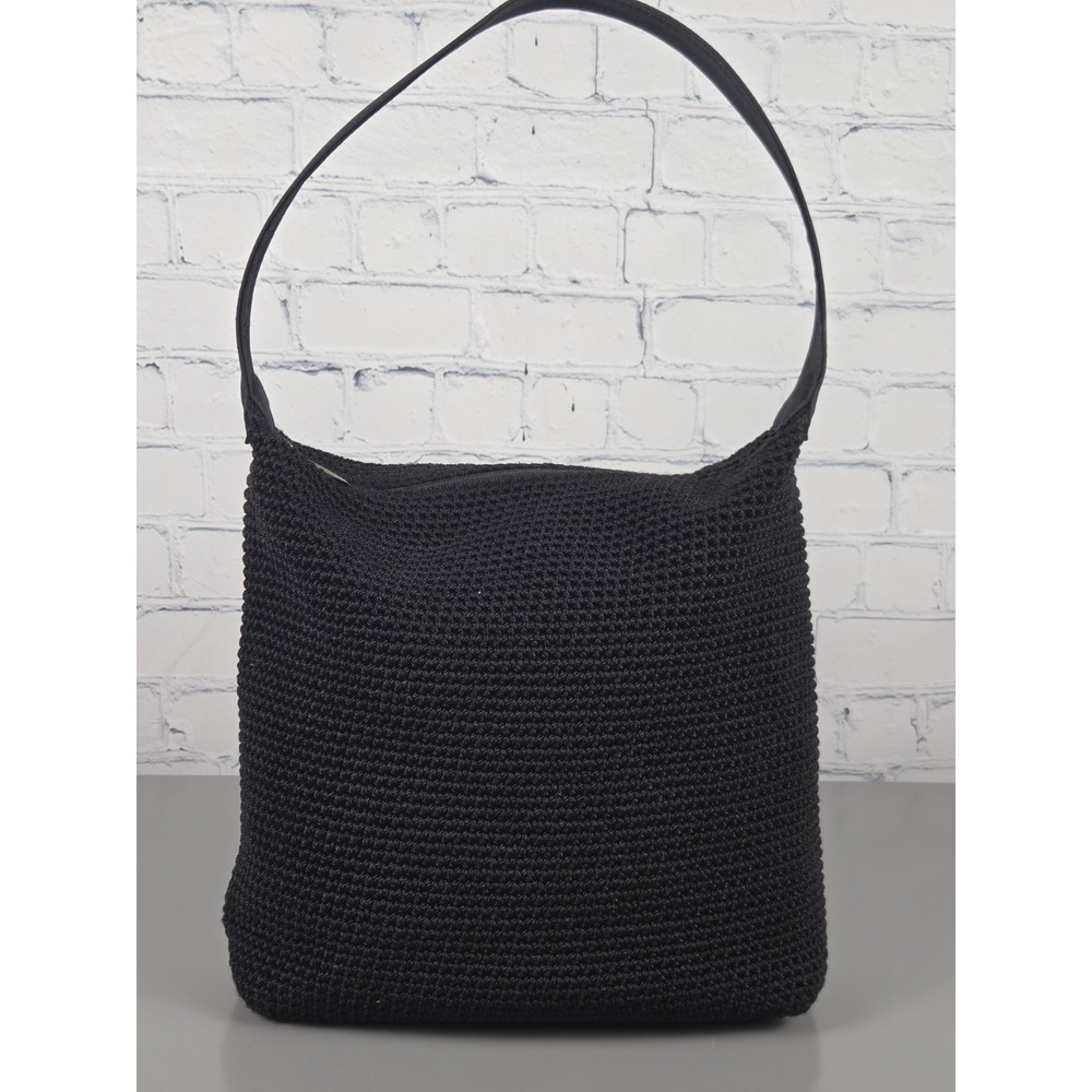 The SAK Y2K Black Crochet Shoulder Bag Boho